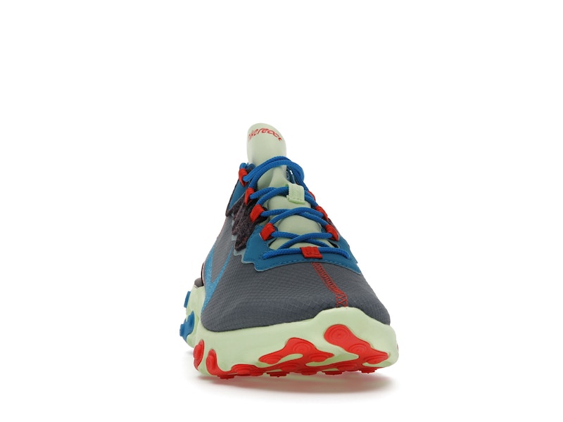 Nike React Element 55 Volt Dark Grey Photo Blue