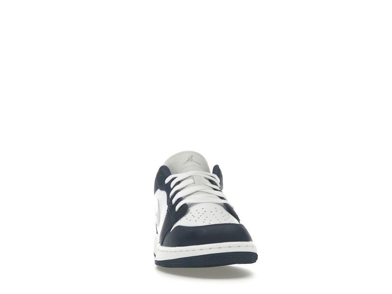 Jordan 1 Low Midnight Navy Wolf Grey (GS)