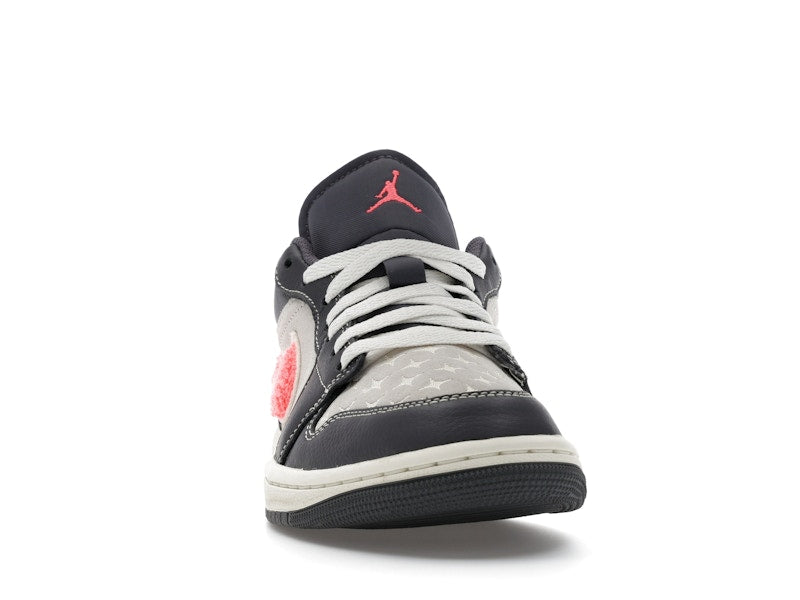 Jordan 1 Low Light Graphite Hot Punch (Women's)