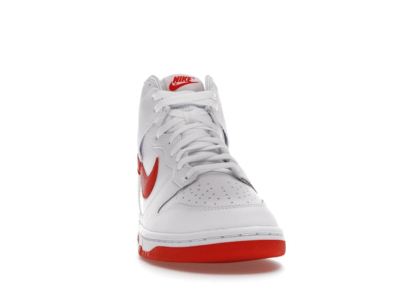 Nike Dunk High White Picante Red