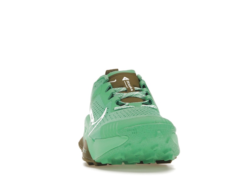 Nike ZoomX Zegama Trail Spring Green Olive Flak Black White