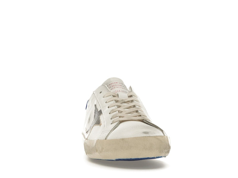 Golden Goose Super-Star White Snake Blue