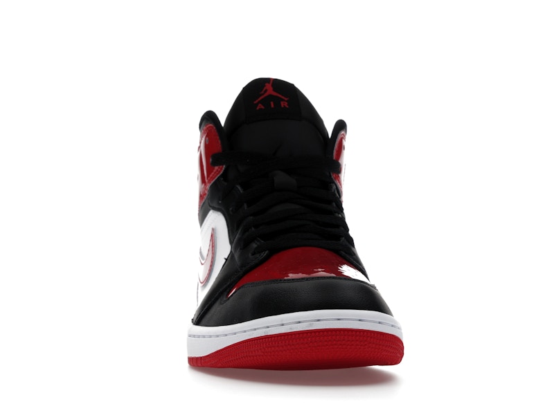 Jordan 1 Mid SE Patent Bred Toe