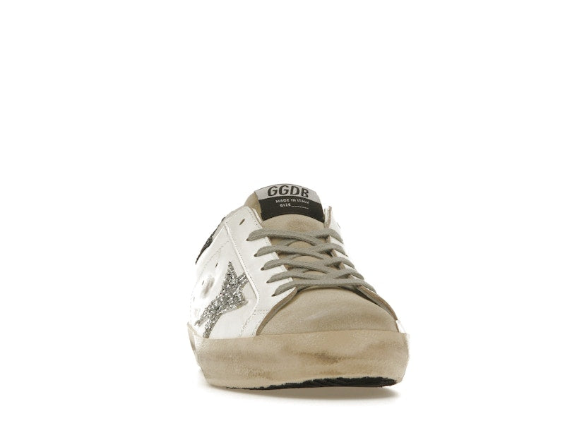 Golden Goose Super-Star White Blue Glitter (Women's)