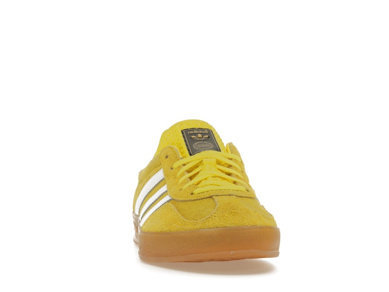 adidas Gazelle Indoor Bright Yellow Collegiate Burgundy (Women's)
