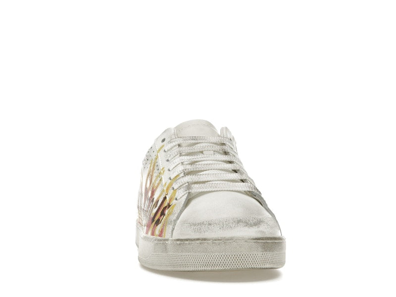 Palm Angels Palm One Low-Top Flame Print White Multi