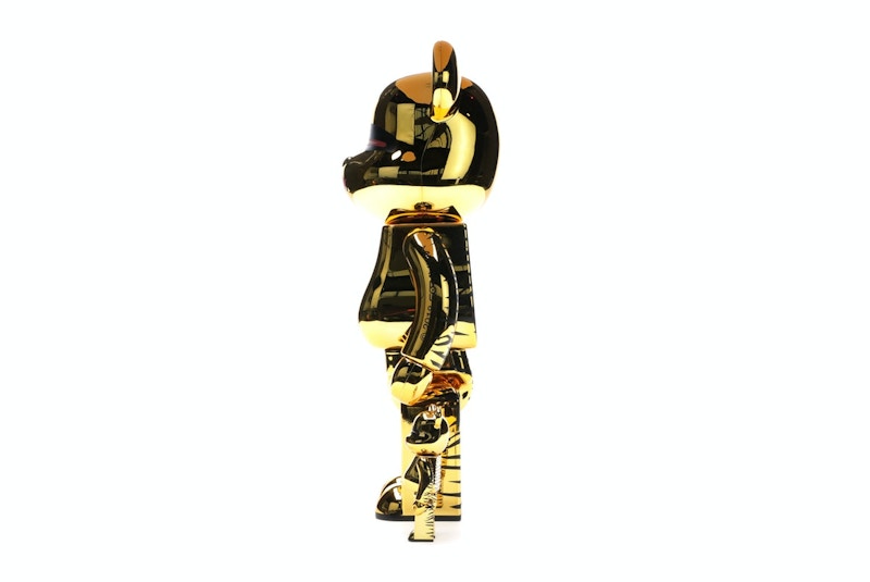 Bearbrick x Tyga x Hajime Sorayama 100% & 400% Set Gold