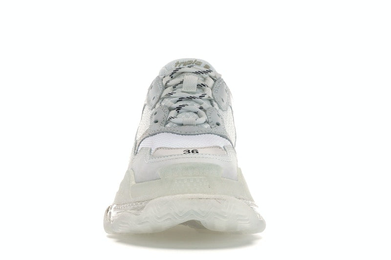 Balenciaga Triple S White Clear Sole (Women's)