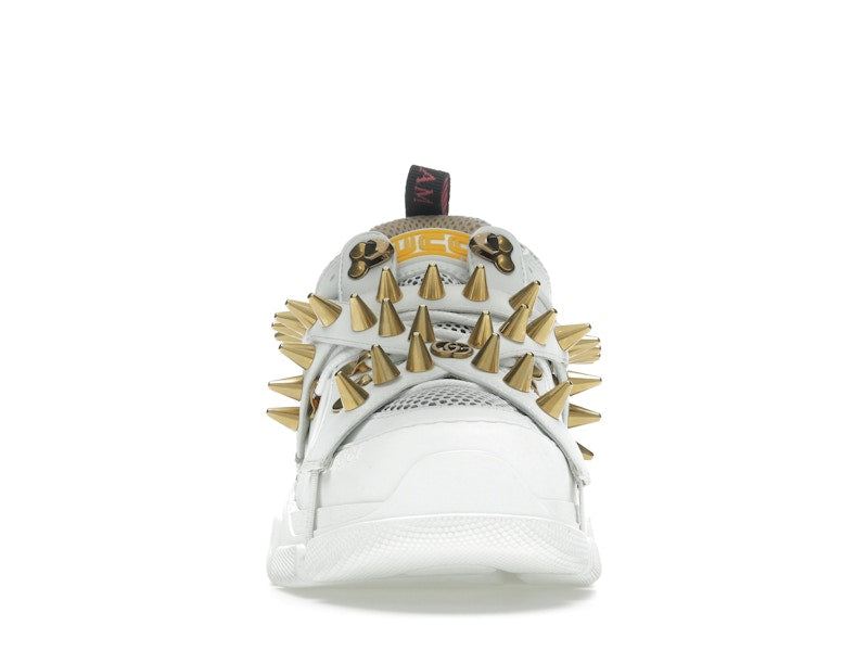 Gucci Flashtrek Chunky Leather Sneakers White Gold (Women's)