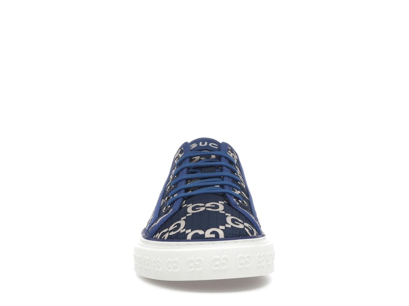 Gucci Tennis 1977 Low GG Monogram Blue