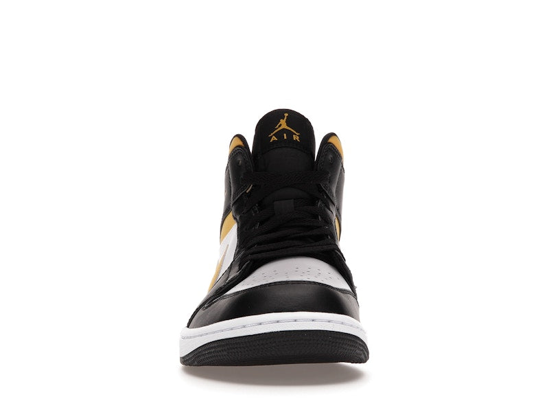 Jordan 1 Mid White Pollen Black
