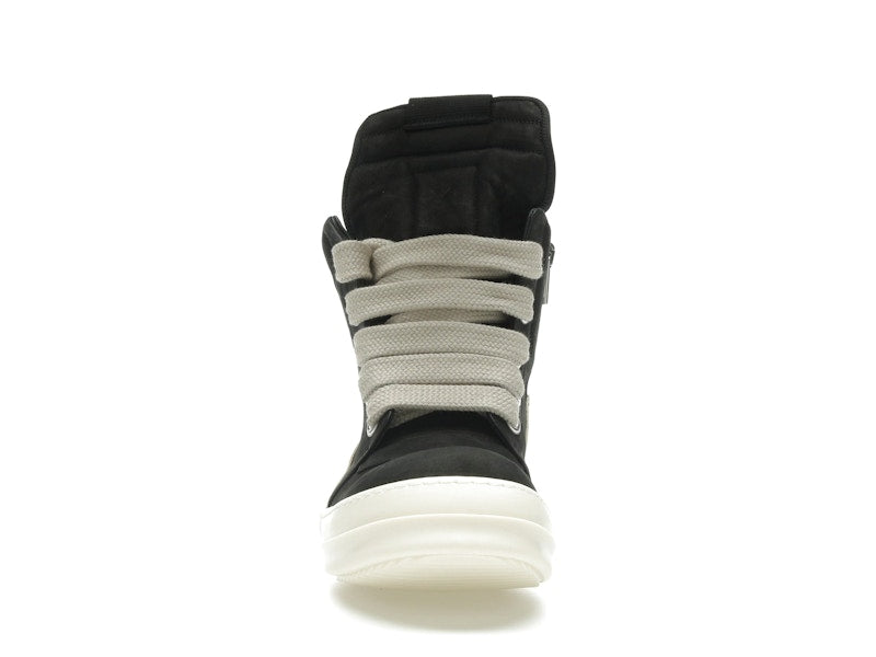 Rick Owens Geobasket Jumbo Lace High Black Milk
