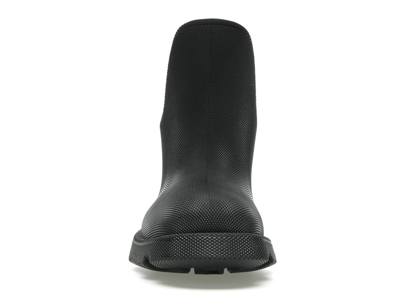 Burberry Marsh Round-Toe Ankle Boots Black