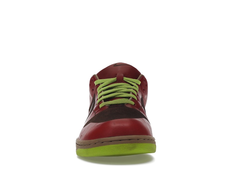 Nike Dunk Low 1-Piece Laser Varsity Red Chartreuse