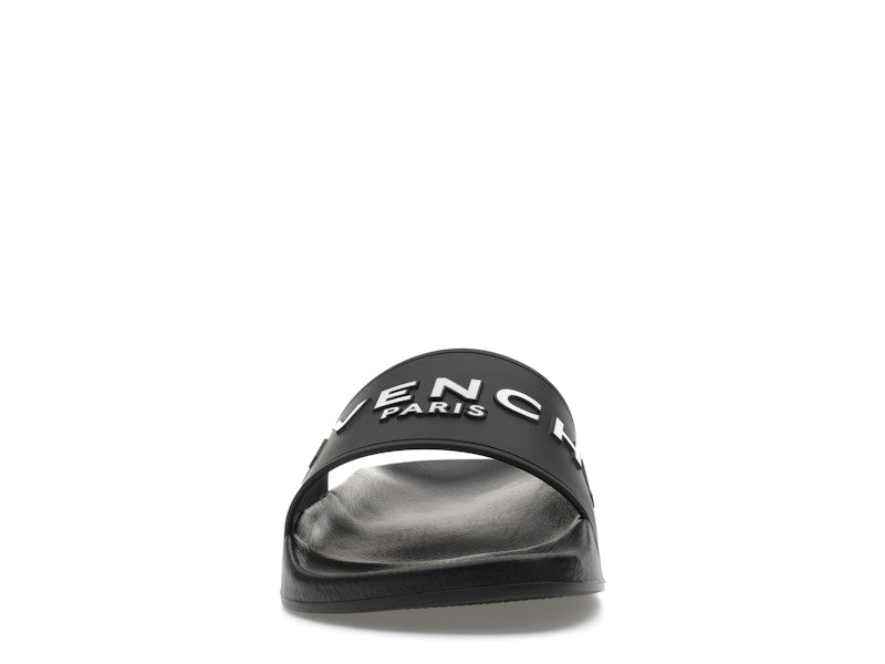 Givenchy Paris Flat Sandals Black White