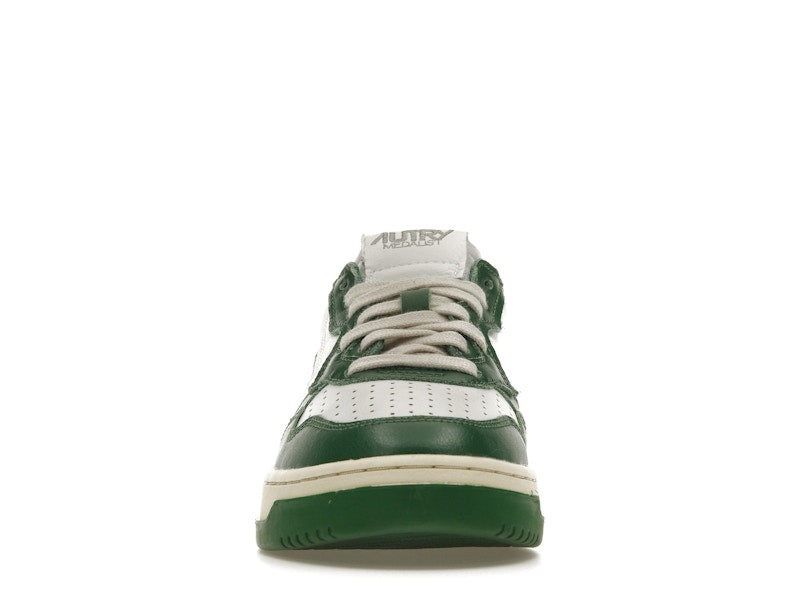 Autry Medalist Leather Low Green White