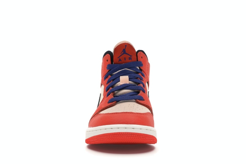 Jordan 1 Mid Team Orange Black (GS)