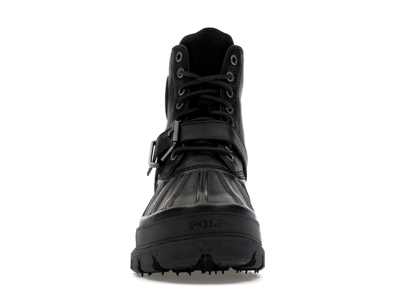 Polo Ralph Lauren Oslo High Oiled Leather Boot Black