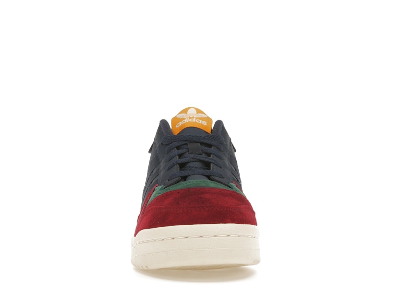 adidas Forum Exhibit Low 2.0 Collegiate Navy Burgundy Green
