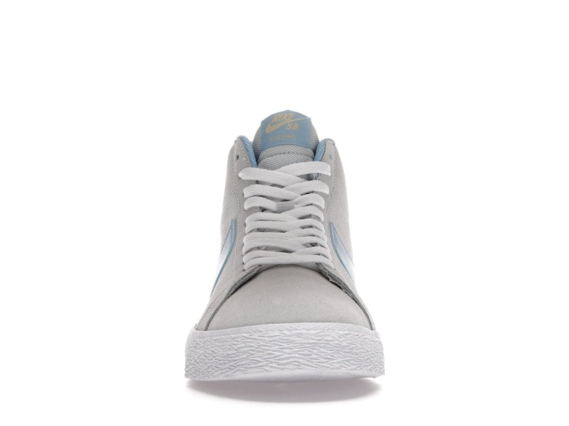 Nike SB Blazer Mid Soft Grey Baby Blue