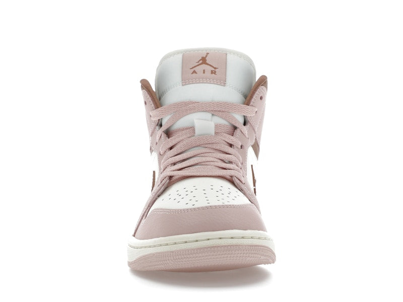 Jordan 1 Mid Pink Oxford Brown (Women's)