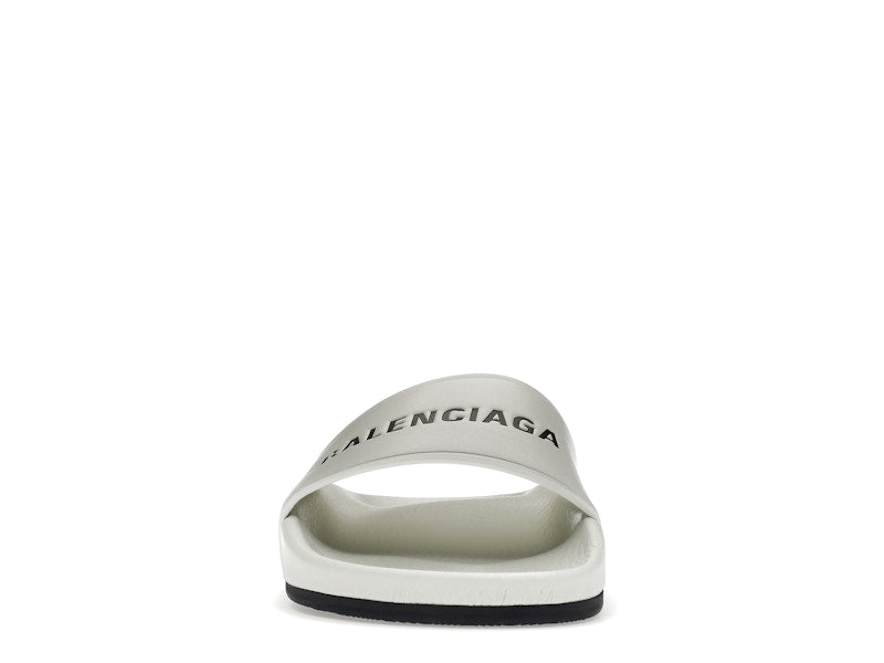 Balenciaga Pool Slide White Black (Women's)