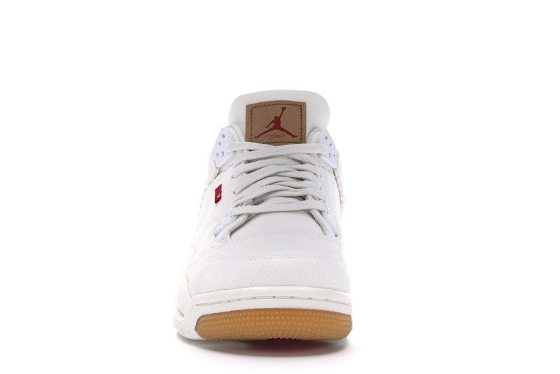 Jordan 4 Retro Levi's White (GS) (Blank Tag)