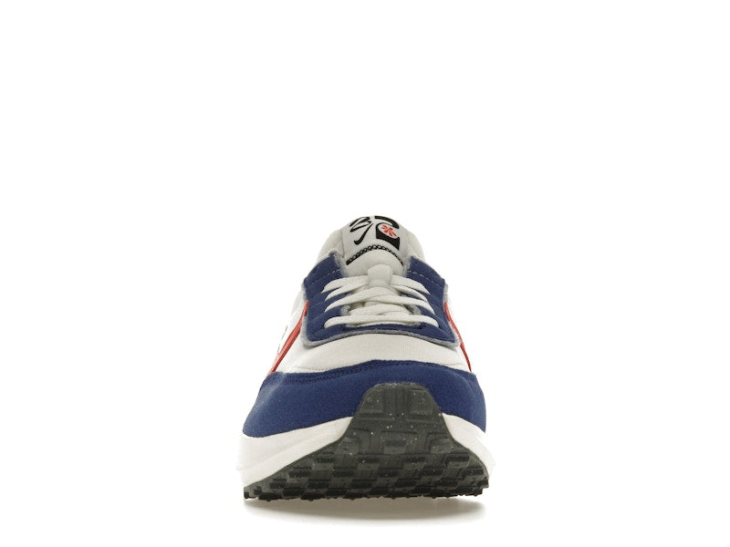 Nike Waffle Debut Swoosh Habanero Red Old Royal