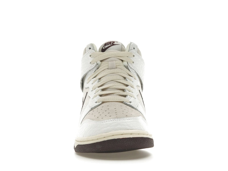 Nike Dunk High Light Orewood Brown Burgundy Crush (Women's)