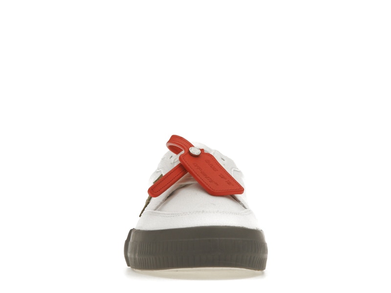 OFF-WHITE Vulcanized Low White Khaki Canvas