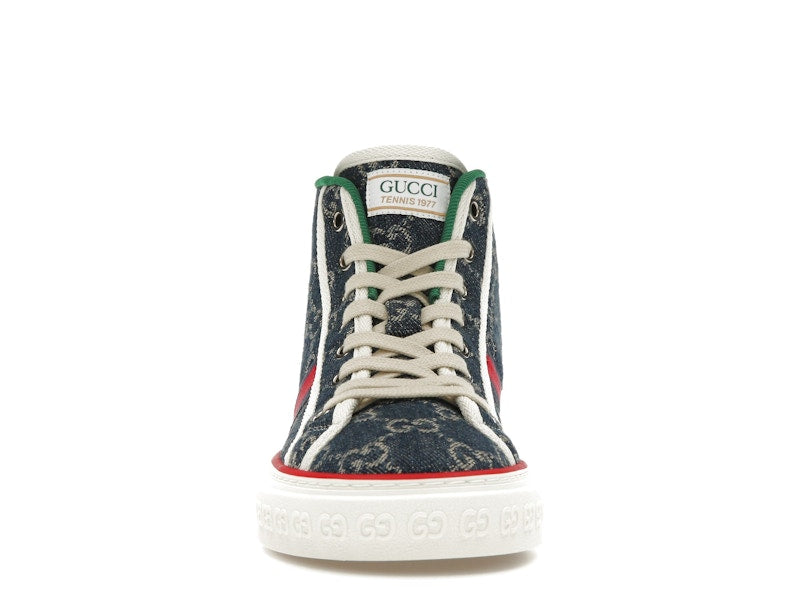 Gucci Tennis 1977 High Top Denim GG Print (Women's)