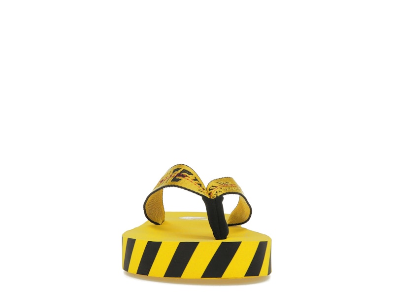 OFF-WHITE Industrial Flip Flops Yellow SS21
