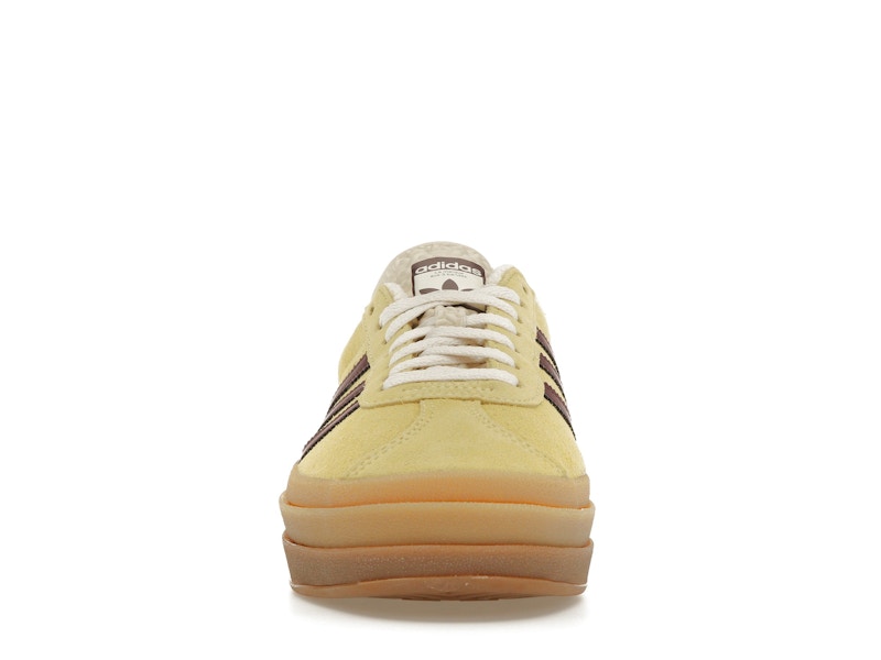 adidas Gazelle Bold Almost Yellow Maroon (Women's)