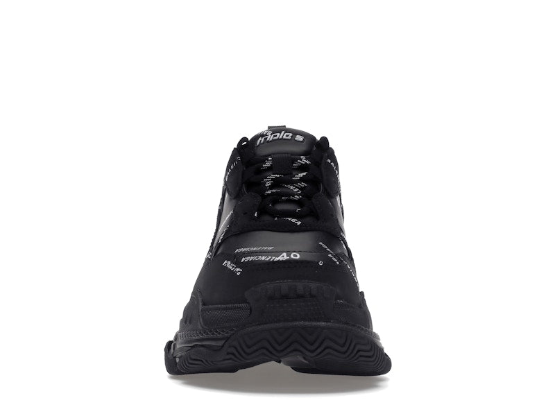 Balenciaga Triple S Black Logo (Women's)