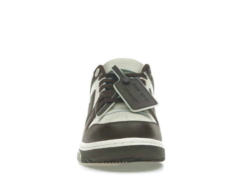 OFF-WHITE Out Of Office "OOO" Low Tops Chocolate Cream