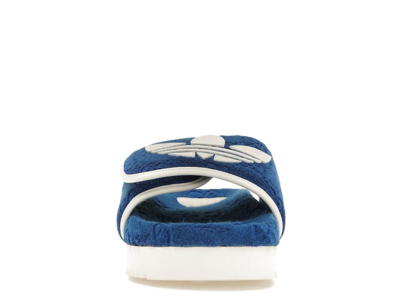 adidas x Gucci GG Platform Sandal Blue