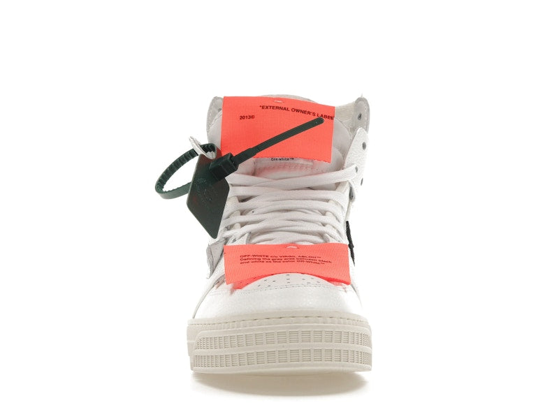 OFF-WHITE Off Court 3.0 Leather White White Orange (Bold Medial Logo)