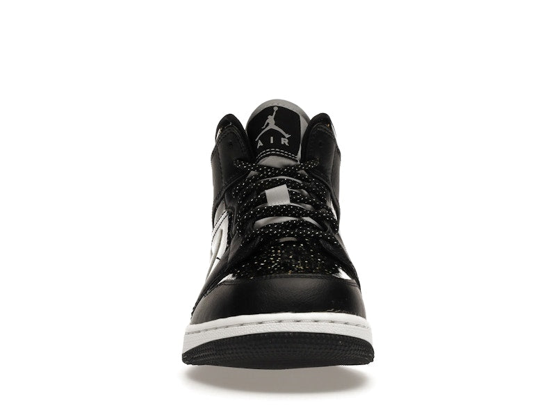 Jordan 1 Mid Black Speckle (GS)