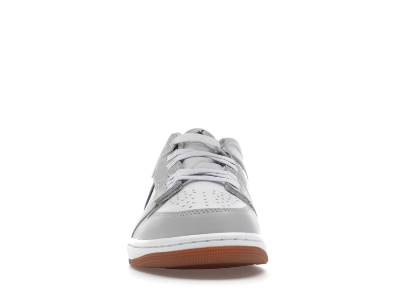 Jordan 1 Low EasyOn White Neutral Grey Gum Midnight Navy