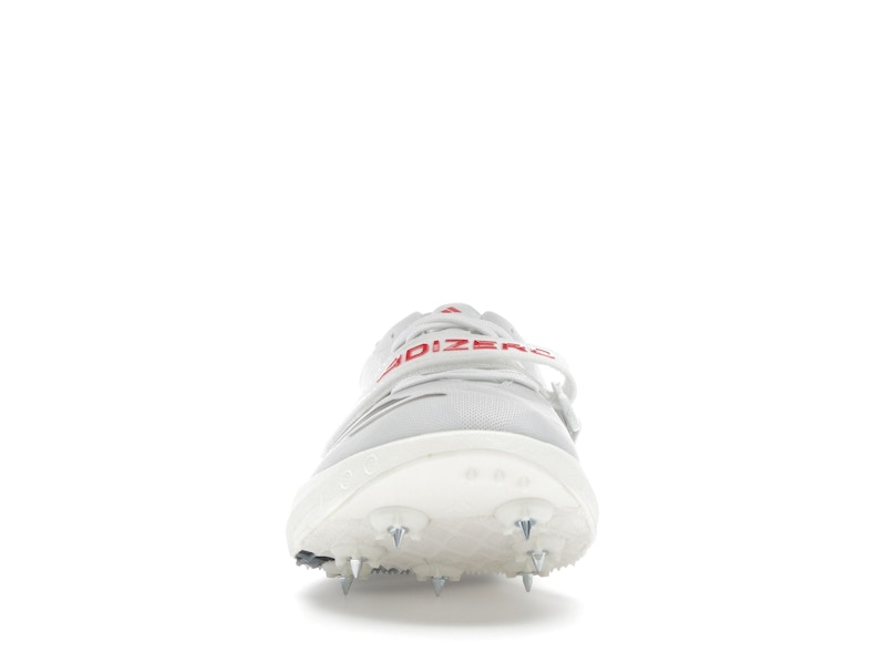 adidas Adizero TJ/PV Track and Field Cloud White Core Black Lucid Red