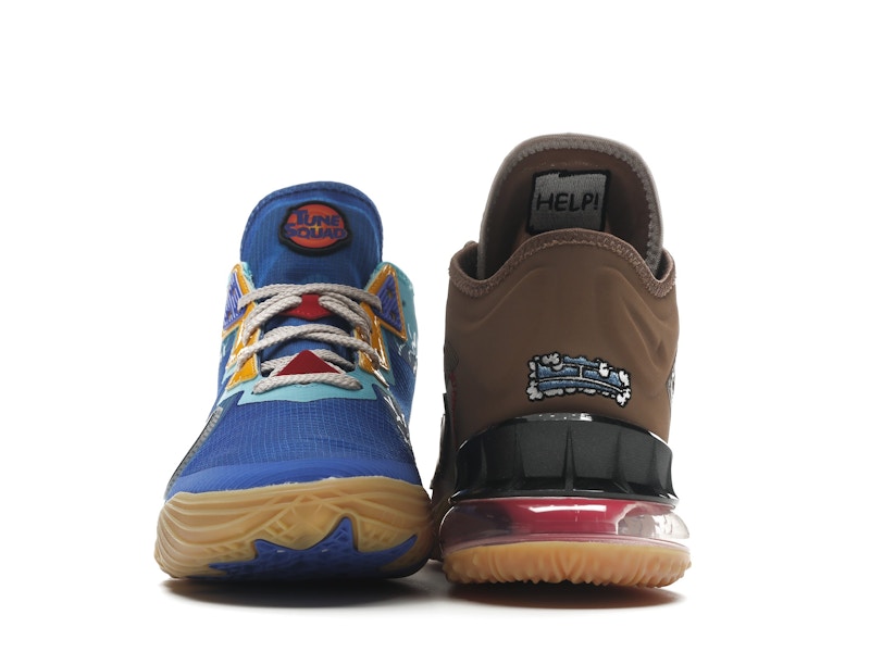 Nike LeBron 18 Low Wile E. vs Roadrunner Space Jam