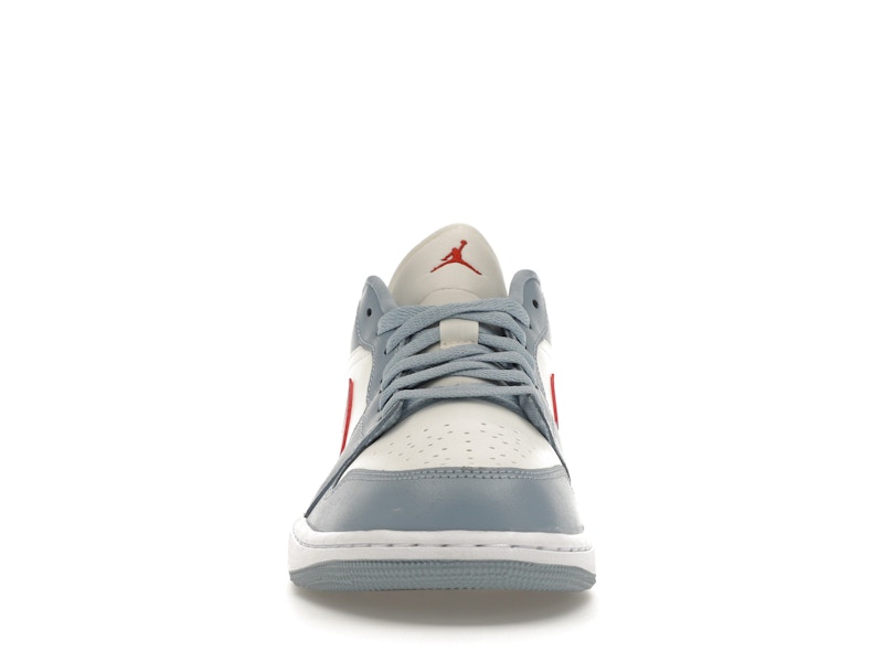 Jordan 1 Low Blue Whisper Dune Red (Women's)