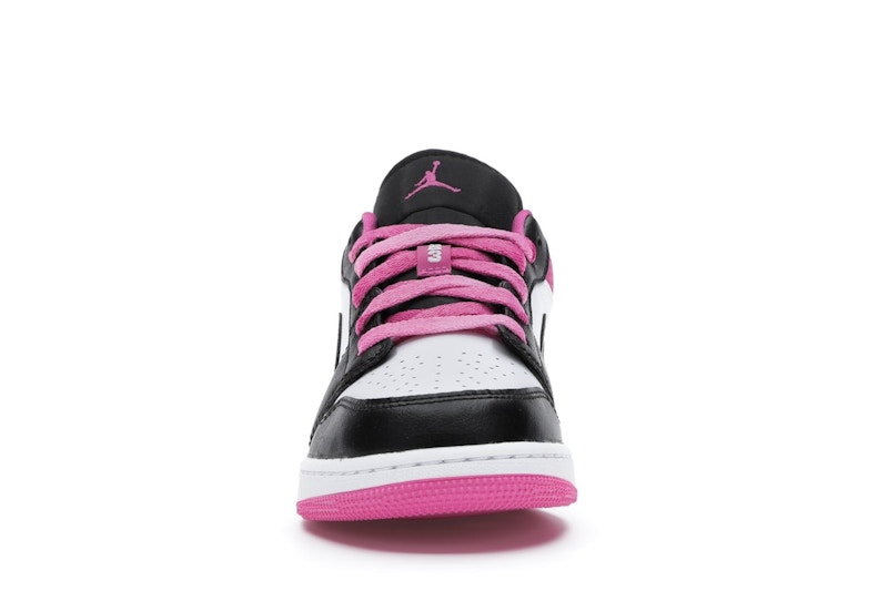 Jordan 1 Low Black Active Fuchsia (GS)
