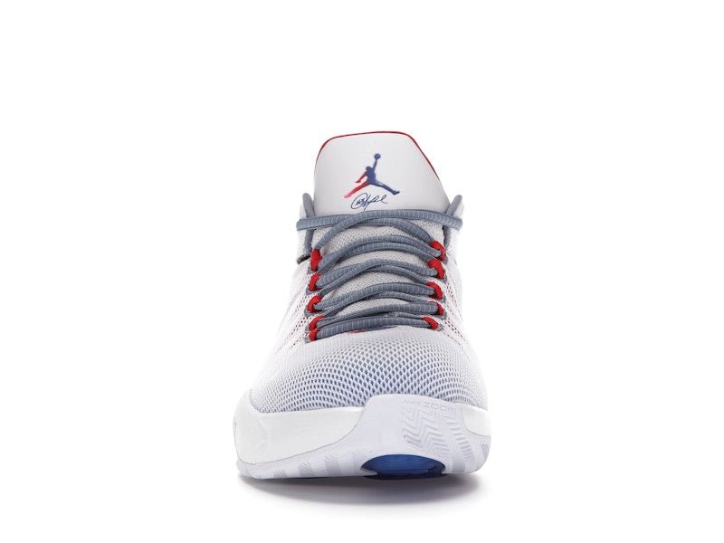Jordan Cp3.Viii Ae White/Game Royal-Spirit Red-Cool Blue