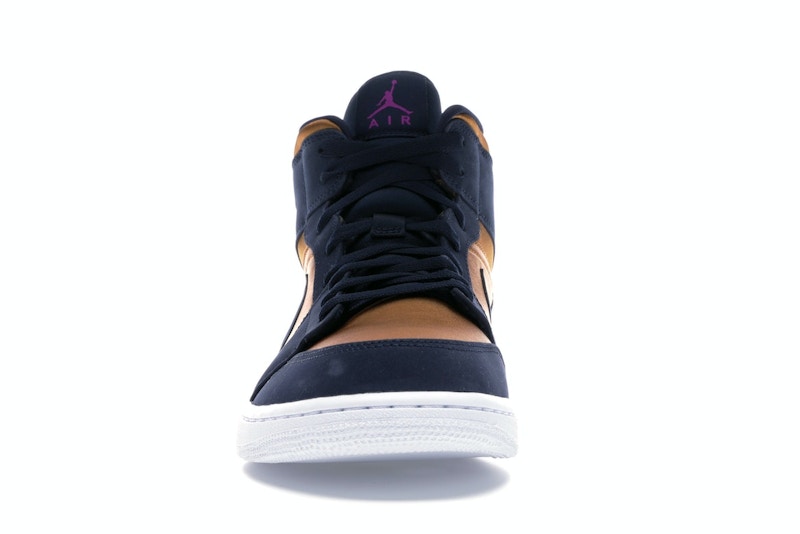 Jordan 1 Mid Obsidian Desert Ochre