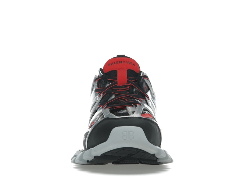 Balenciaga Track Black Red White Silver