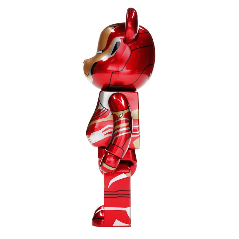 Bearbrick x Marvel Iron Man Mark 50 100% & 400% Set