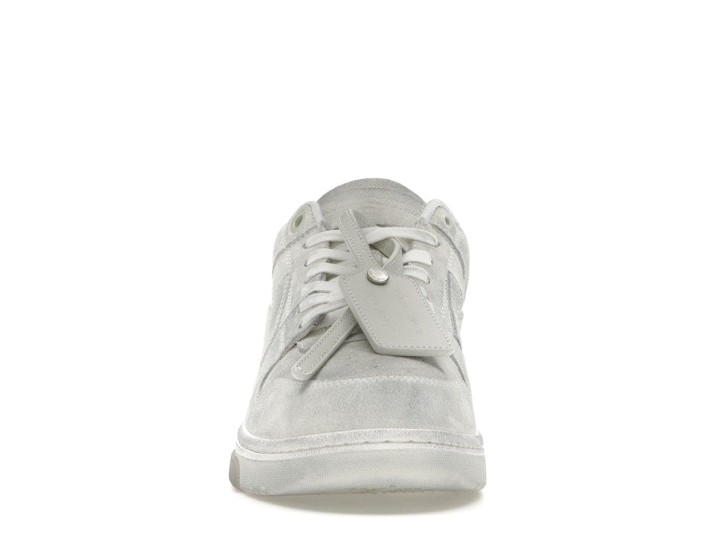 OFF-WHITE Out Of Office OOO Low Tops White Distressed