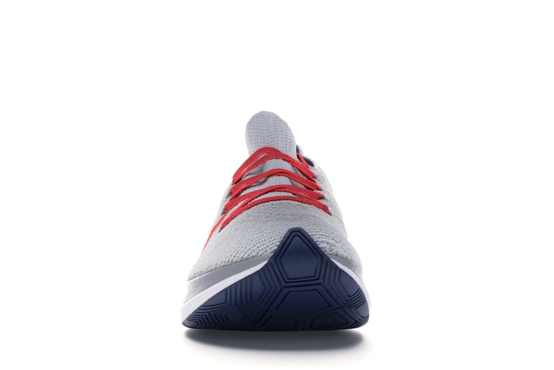 Nike Zoom Fly Flyknit Pure Platinum Bright Crimson