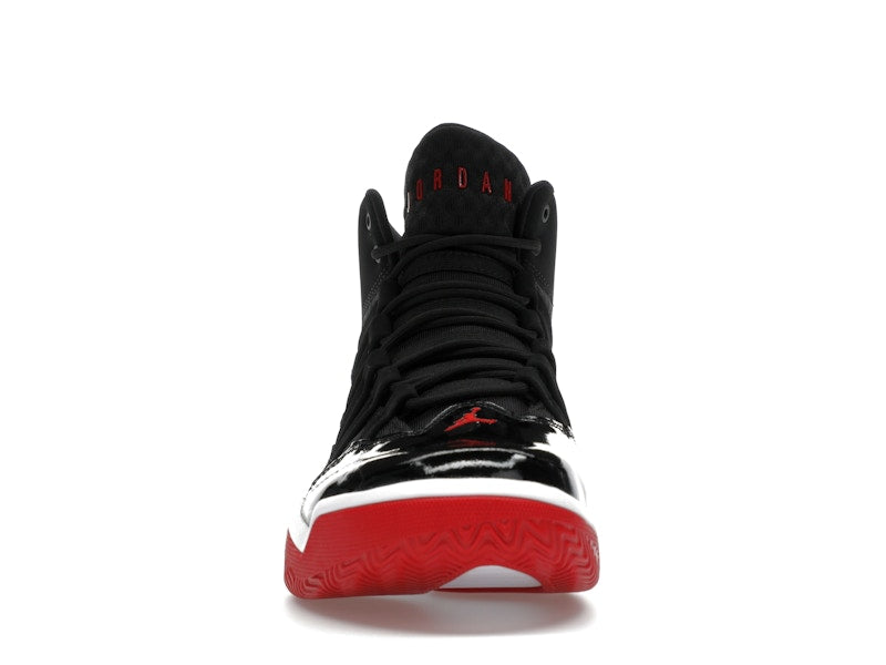 Jordan Max Aura Black Red Patent
